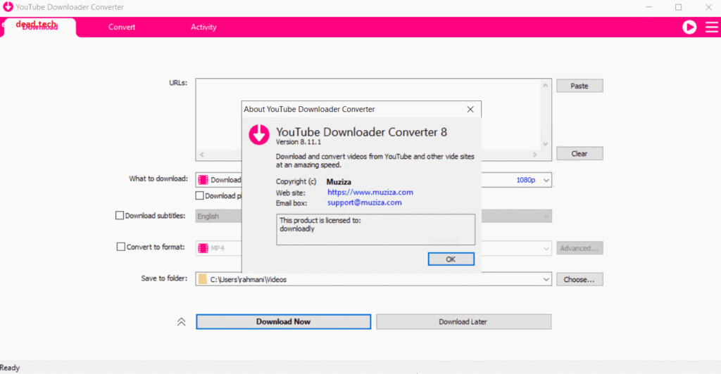 تحميل Muziza YouTube Downloader Converter 8.15.2 للكمبيوتر أحدث إصدار