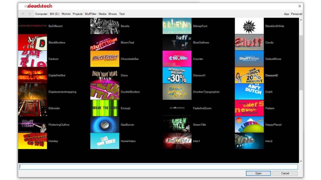 تحميل برنامج BluffTitler 16.7.7.3 كامل للكمبيوتر مجانا